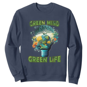 Earth Day Sweatshirt Earth Day Environmental Crisis Go Planet Go Green Earth TS02 Navy Printyourwear