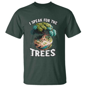 Earth Day T Shirt Speak For The Tree Love Your Mother Go Green TS02 Dark Forest Green Printyourwear