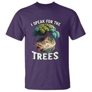 Earth Day T Shirt Speak For The Tree Love Your Mother Go Green TS02 Purple Printyourwear