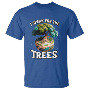 Earth Day T Shirt Speak For The Tree Love Your Mother Go Green TS02 Royal Blue Printyourwear