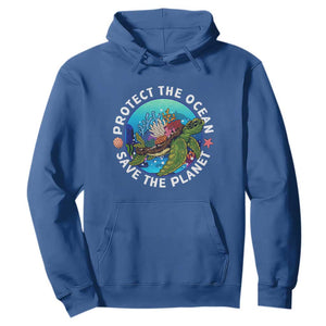 Ocean Day Hoodie Protect The Ocean Save The Planet Earth Day TS02 Royal Blue Printyourwear