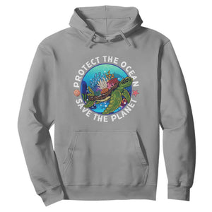 Ocean Day Hoodie Protect The Ocean Save The Planet Earth Day TS02 Sport Gray Printyourwear