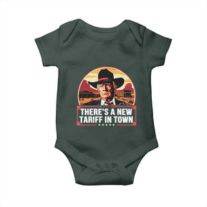 Trump Tariffs Cowboy Baby Onesie Theres A New Tariff In Town Western TS02 Print Your Wear