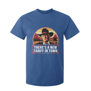 Trump Tariffs Cowboy T Shirt For Kid Theres A New Tariff In Town Western TS02 Royal Blue Print Your Wear