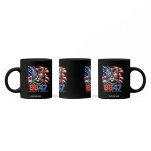 Cool 8647 Patriotic Cat Coffee Mug American Flag Sunglasses Tabby Cat Political Satire TS02 Print Your Wear