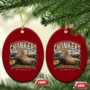 Viral Chonkers San Francisco Sea Lion Ceramic Ornament Retro Pier 39 Fisherman's Wharf Souvenir TS02 Print Your Wear