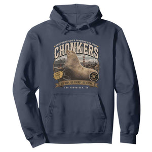 Viral Chonkers San Francisco Sea Lion Hoodie Retro Pier 39 Fisherman's Wharf Souvenir TS02 Navy Print Your Wear