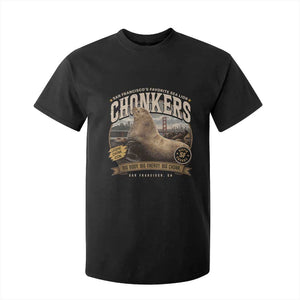 Viral Chonkers San Francisco Sea Lion T Shirt For Kid Retro Pier 39 Fisherman's Wharf Souvenir TS02 Black Print Your Wear