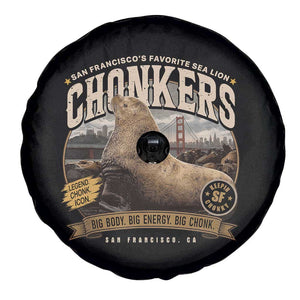 Viral Chonkers San Francisco Sea Lion Spare Tire Cover Retro Pier 39 Fisherman's Wharf Souvenir TS02 Print Your Wear