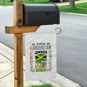 Proud Caribbean Jamaica Heritage Garden Flag Jamaican Roots and Island Culture TS02 Print Your Wear
