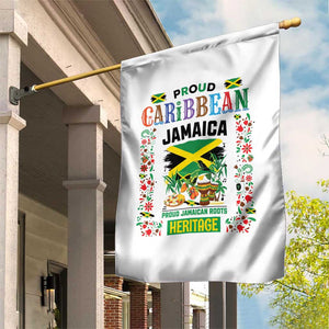 Proud Caribbean Jamaica Heritage Garden Flag Jamaican Roots and Island Culture TS02 Print Your Wear
