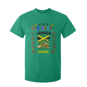 Proud Caribbean Jamaica Heritage T Shirt For Kid Jamaican Roots and Island Culture TS02 Irish Green Print Your Wear