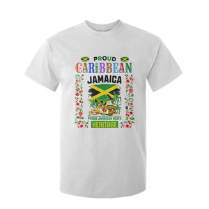 Proud Caribbean Jamaica Heritage T Shirt For Kid Jamaican Roots and Island Culture TS02 White Print Your Wear
