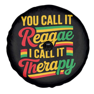 You Call It Reggae I Call It Therapy Spare Tire Cover Emotional Jamaican Rasta Music Lovers TS02 Print Your Wear