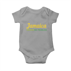 Jamaica No Problem Baby Onesie Classic Island Motto and Caribbean Vacation TS02 Sport Gray Print Your Wear
