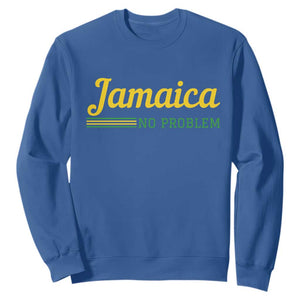 Jamaica No Problem Sweatshirt Classic Island Motto and Caribbean Vacation TS02 Royal Blue Print Your Wear