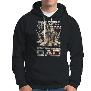Veteran Dad Hoodie The Most Important People Call Me Dad American Flag Combat Boots And Dog Tags TS02 Printyourwear