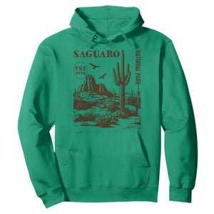 Vintage Saguaro National Park Est 1994 Graphic Hoodie Retro Arizona Desert Mountain Hiking Souvenir