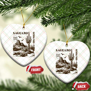 Vintage Saguaro National Park Est 1994 Graphic Ceramic Ornament Retro Arizona Desert Mountain Hiking Souvenir