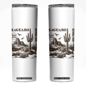 Vintage Saguaro National Park Est 1994 Graphic Skinny Tumbler Retro Arizona Desert Mountain Hiking Souvenir