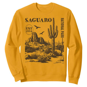 Vintage Saguaro National Park Est 1994 Graphic Sweatshirt Retro Arizona Desert Mountain Hiking Souvenir