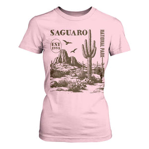 Vintage Saguaro National Park Est 1994 Graphic T Shirt For Women Retro Arizona Desert Mountain Hiking Souvenir