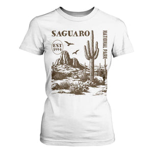 Vintage Saguaro National Park Est 1994 Graphic T Shirt For Women Retro Arizona Desert Mountain Hiking Souvenir