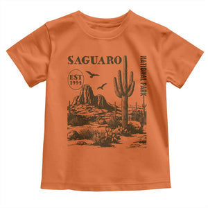 Vintage Saguaro National Park Est 1994 Graphic Toddler T Shirt Retro Arizona Desert Mountain Hiking Souvenir