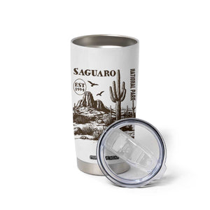 Vintage Saguaro National Park Est 1994 Graphic Tumbler Cup Retro Arizona Desert Mountain Hiking Souvenir