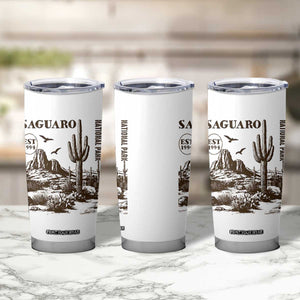 Vintage Saguaro National Park Est 1994 Graphic Tumbler Cup Retro Arizona Desert Mountain Hiking Souvenir