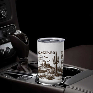 Vintage Saguaro National Park Est 1994 Graphic Tumbler Cup Retro Arizona Desert Mountain Hiking Souvenir