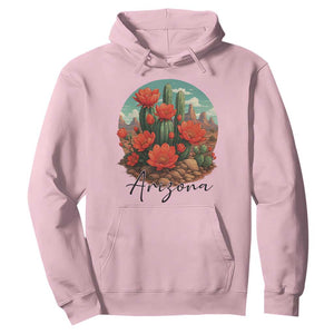 Beautiful Blooming Cactus Flower Arizona Graphic Hoodie Vintage Desert Botanical Floral Nature Souvenir