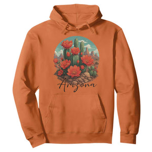 Beautiful Blooming Cactus Flower Arizona Graphic Hoodie Vintage Desert Botanical Floral Nature Souvenir