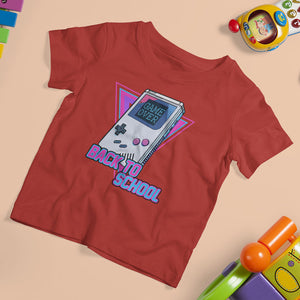 Game Over Back To School T Shirt For Kid Funny Level Up 1st Day Of School TS02 Printyourwear
