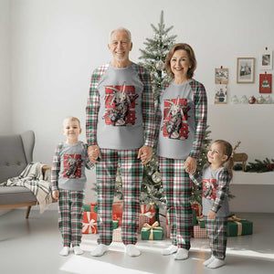 Anime Manga Cyberpunk Plaid Pajama Set Techwear Harajuku Style Bunny Girl TS02 Christmas Plaid Print Your Wear