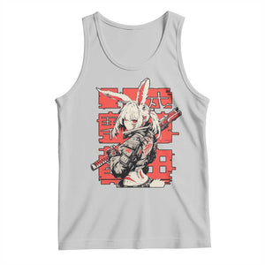 Anime Manga Cyberpunk Tank Top Techwear Harajuku Style Bunny Girl TS02 Ash Print Your Wear