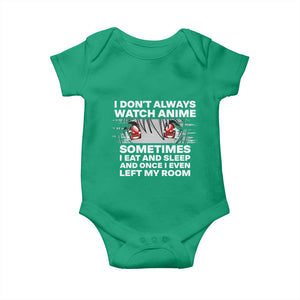 Funny Anime Lover Baby Onesie Japanese Kawaii Manga Otaku TS02 Irish Green Print Your Wear