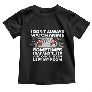 Funny Anime Lover Toddler T Shirt Japanese Kawaii Manga Otaku TS02 Black Print Your Wear