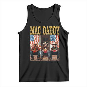 Mac Daddy Tank Top Trump Vance Elon 2025 American Flag TS02 Black Print Your Wear