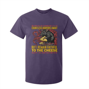 Funny Japanese Rat Lover T Shirt For Kid I Remain Faithful To The Cheese Retro Vintage Japan TS02 Purple Print Your Wear