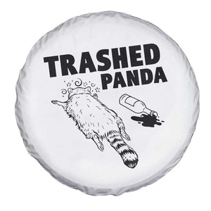 Funny Trashed Panda Spare Tire Cover Drunk Raccoon Meme Hot Mess TS02 Print Your Wear