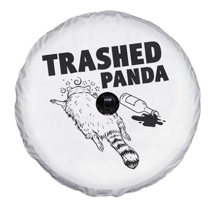 Funny Trashed Panda Spare Tire Cover Drunk Raccoon Meme Hot Mess TS02 Print Your Wear