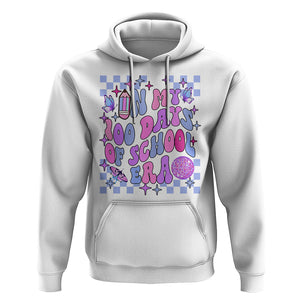 In My 100 Days of School Era Hoodie Retro Groovy TS02 White Printyourwear