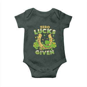 Funny St Patricks Day Baby Onesie Zero Lucks Given Irish Shamrock TS02 Print Your Wear