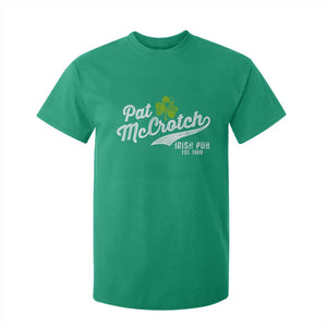 Funny St Patricks Day T Shirt For Kid Pat McCrotch Irish Adult Humor White TS02 Irish Green Print Your Wear