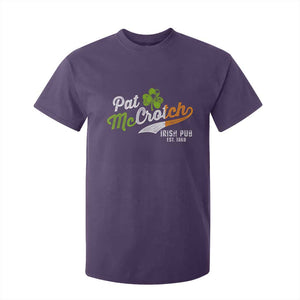 Funny St Patricks Day T Shirt For Kid Pat McCrotch Irish Adult Humor TS02 Purple Print Your Wear