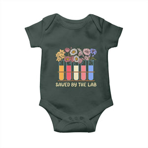 Lab Week Baby Onesie Saved By The Lab Medical Laboratory Tech Medical Lab Tech TS02 Print Your Wear