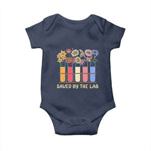 Lab Week Baby Onesie Saved By The Lab Medical Laboratory Tech Medical Lab Tech TS02 Navy Print Your Wear