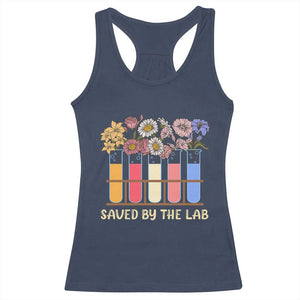 Lab Week Racerback Tank Top Saved By The Lab Medical Laboratory Tech Medical Lab Tech TS02 Navy Print Your Wear