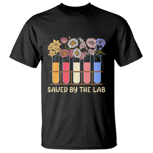 Lab Week T Shirt Saved By The Lab Medical Laboratory Tech Medical Lab Tech TS02 Black Printyourwear